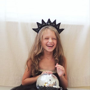 headbands,  halloween headband, black headband, shiny coating headband