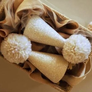 PartyHat, Mini Party Hat, Birthday Hat, First Birthday Hat, 2nd Birthday Hat | Brown Hat, Half Birthday, Birthday party,