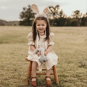 easter ears, cotton ears, cotton Easter ears, easter bunny, easter ears, easter decor, easter