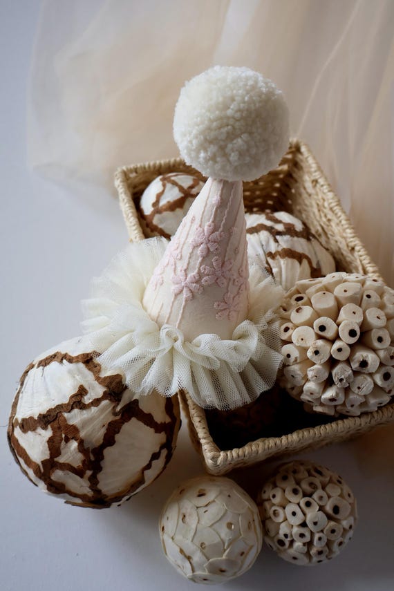 帽子 KruhitkaLove / Party Hat KruhitkaLove】Party Hat - Tulle Flower – chu chu CHUPETERIA