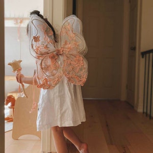 White wings,Fairy Wings, butterfly costume for child, costume wings, butterfly for birthday, hellowen costume