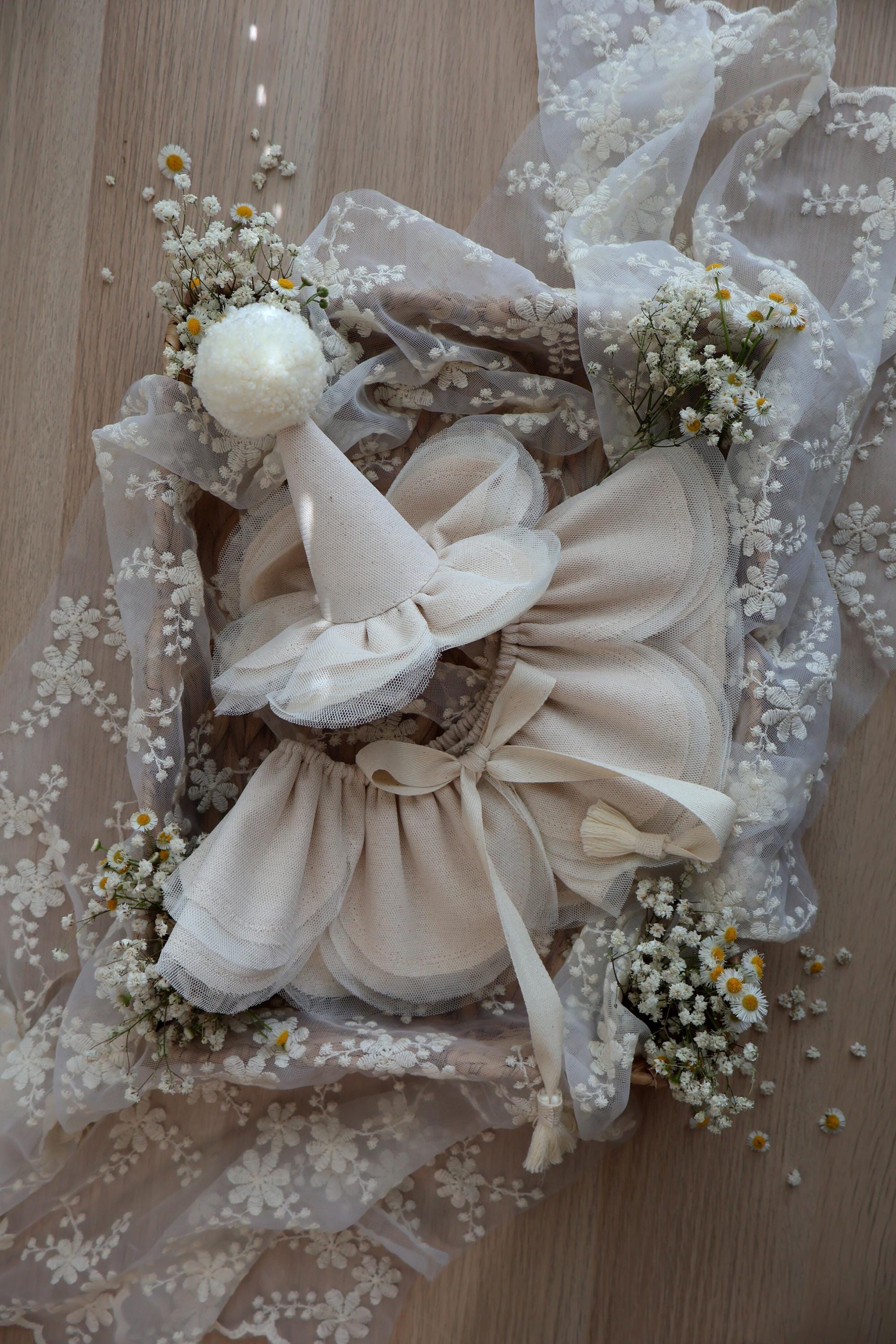 Party Hat, Cotton Party Hat, Flowers Party Hat, Birthday Hat