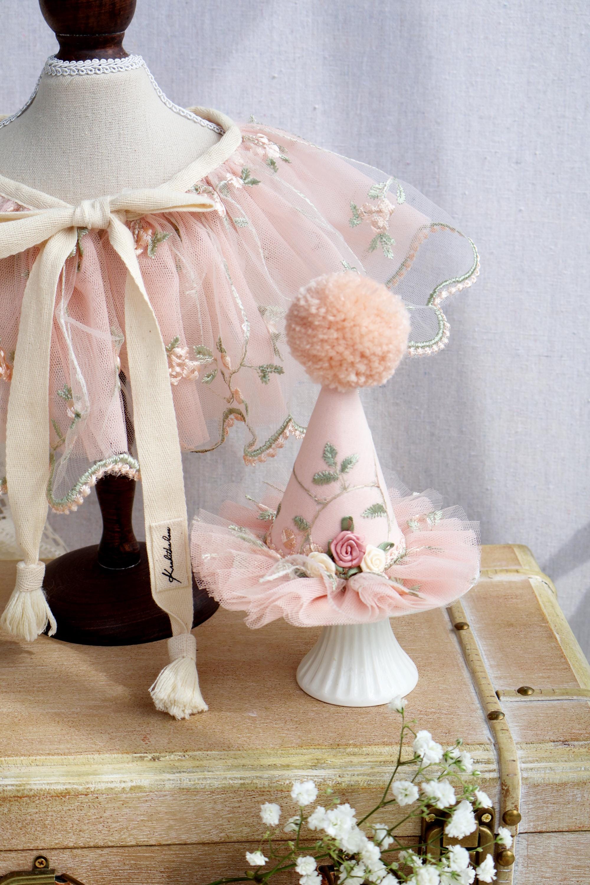 帽子 KruhitkaLove / Party Hat KruhitkaLove / Party Hat with embroidery - I