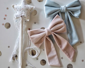 Bows, School Girl Bow, Hair Ornament, Baby Bow, Bows Clips, blue Bow, Velvet Bows, Classy Bow, Little Girl Hair Bow, Velvet Baby Bow
