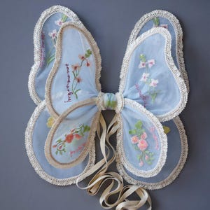 Sky blue wings, Wings, Blue Wings, Flower wings, Butterfly costume for kids, Birthday butterfly, Fairy wings, Tinkerbell wings, Spring wings