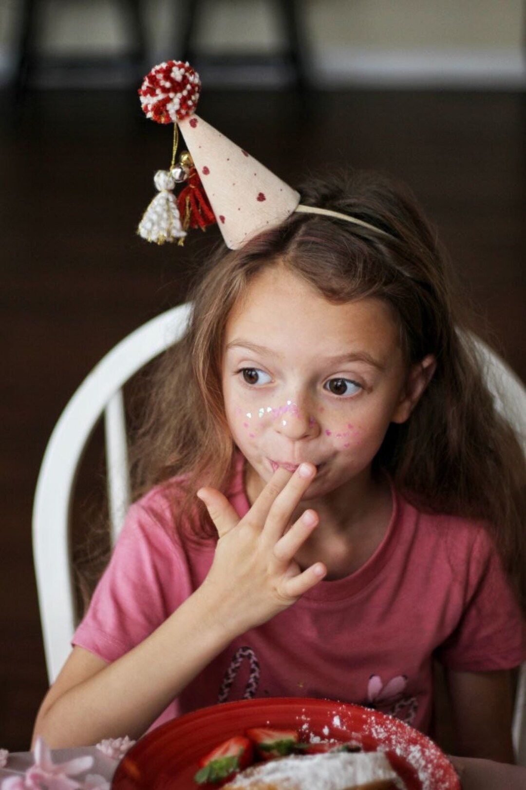 帽子 KruhitkaLove / Party Hat Party Hat, Mini Party Hat, Birthday Hat, First Birthday Hat, - Etsy