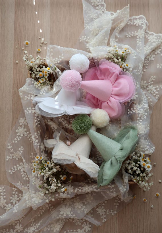 Party Hat, Cotton Party Hat, Flowers Party Hat, Birthday Hat
