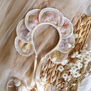 Headband with flowers, Tulle Hairhoop, Headband, Flowers Hairhoop, Flowers Headband, Sun Hairhoop