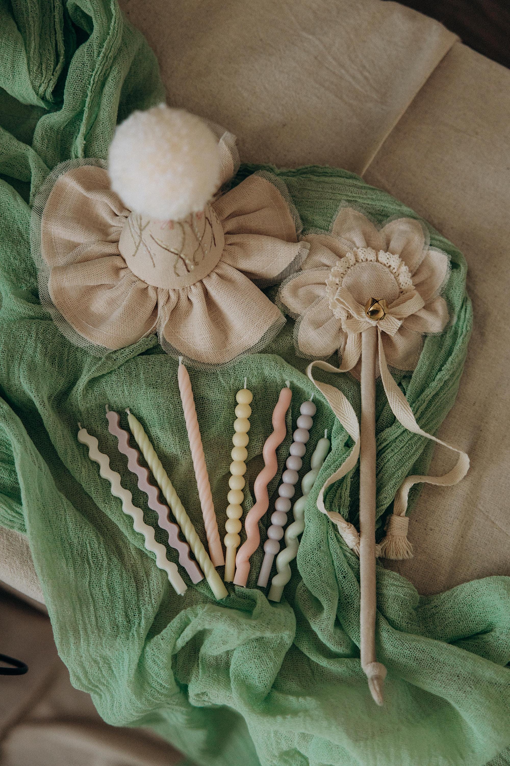Party Hat, Cotton Party Hat, Embroidered Party Hat, Flowers Party