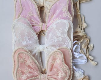 Wings, Butterfly wings, Fairy Wings, Ivory wings, chamomile fairy wings, butterfly costume for a child, costume wings, birthday butterfly