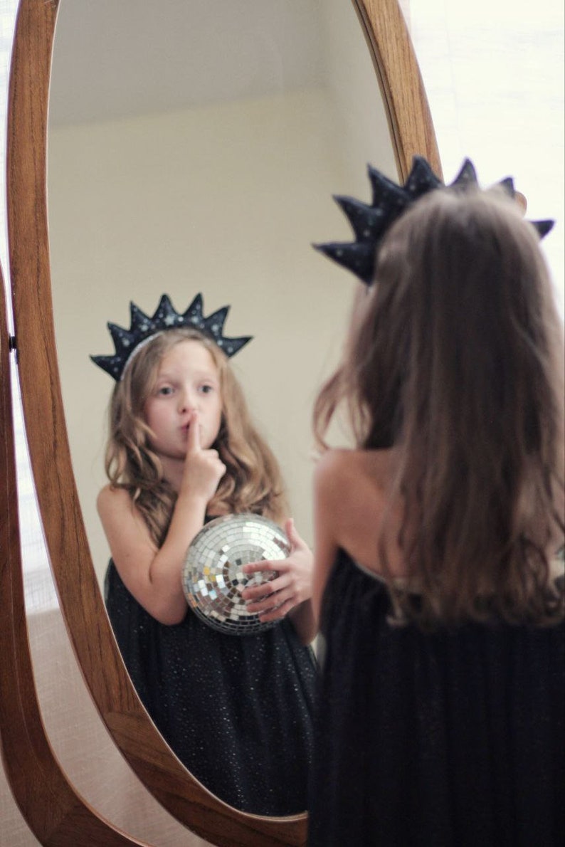 headbands, halloween headband, black headband, shiny coating headband image 6