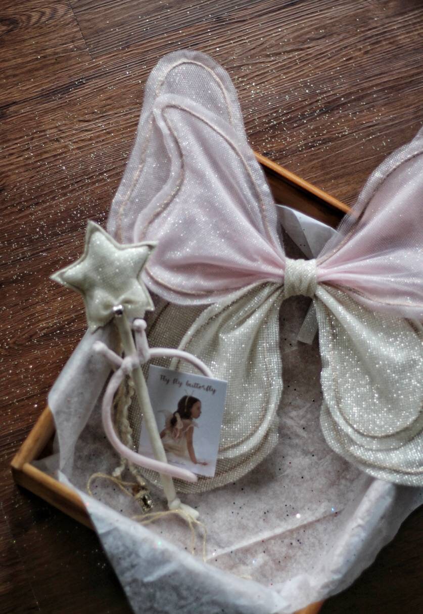 Ailes De Fée Scintillantes Pour Enfants Et Adultes - Brillant Et Magique - Déguisement Fête