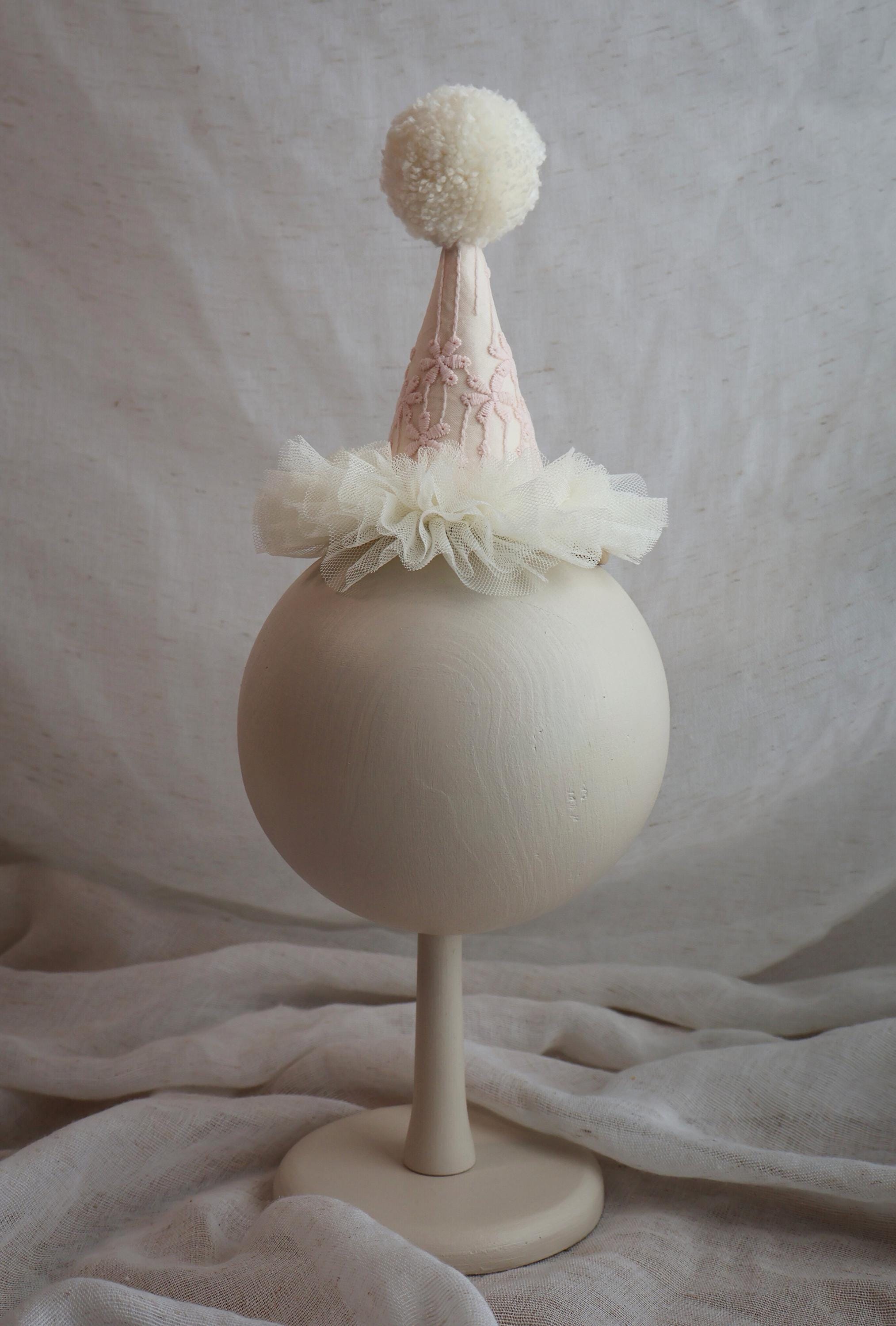 帽子 KruhitkaLove / Party Hat Party Hat, Party Hat With Flowers, Party Hat With Embroidery, Mini