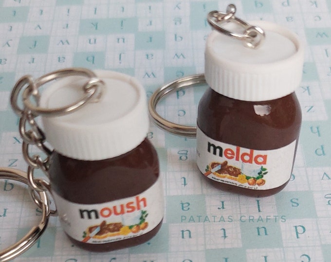 Nutella Keyring. Unusual Quirky Cute Funny Kawaii Keyring Etsy