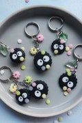 Keychain - Soot Sprite Susuwatari Keychain Ghibli product logo
