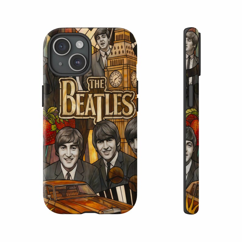 The Beatles Art Phone Case, British Invasion, Music Gift - Etsy