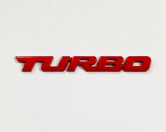 Panel Badge Turbo Metallic Aufkleber Emblem - .de