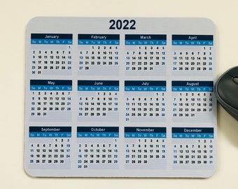 Mouse Pad Calendar | Etsy