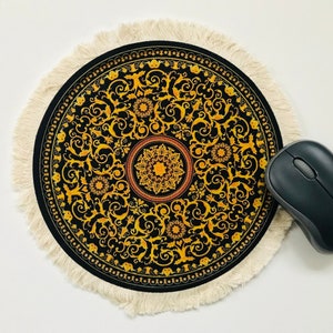 Persian Round Mouse Pad Mat desktop laptop office home decoration