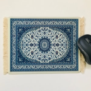 Persian Rug Mouse Pad Mat Desktop Laptop Office Ornamental Design 11 image 1