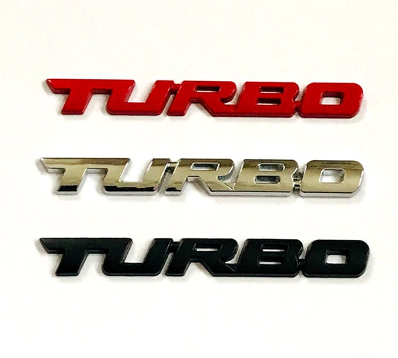 Panel Badge Turbo Metallic Aufkleber Emblem - .de