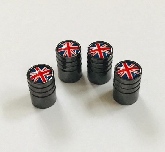 Bouchons anti-poussière Valve pneu bouchons d'air Union Jack