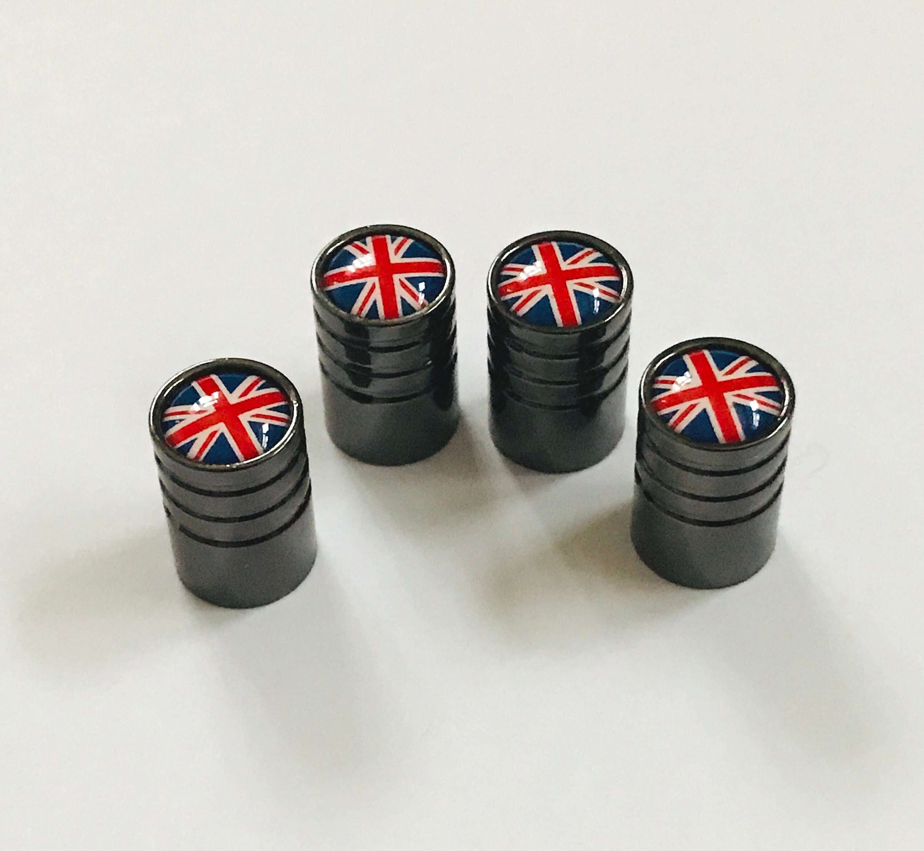 Buy Dust Caps Valve Tire Air Caps Union Jack Flag Enamel High