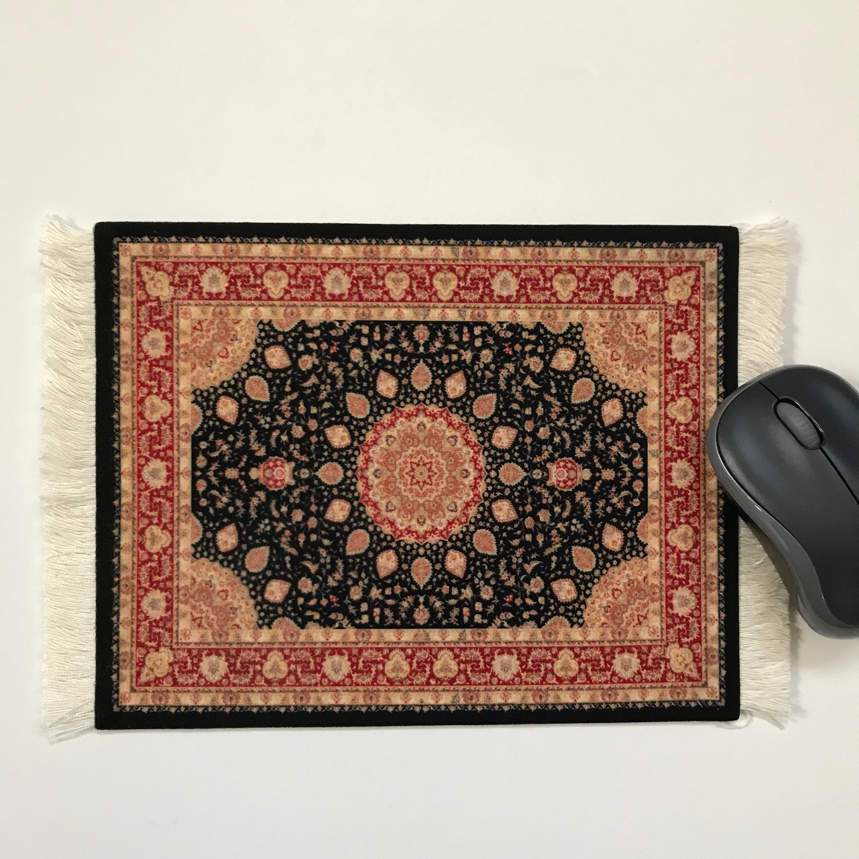 Persian Rug Mouse Pad Mat Desktop Laptop Office Ornamental D Etsy