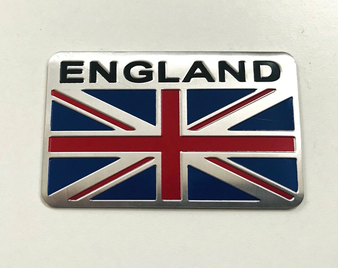 Badge Sticker Decal UK Flag Alloy Union Jack Alloy Etsy
