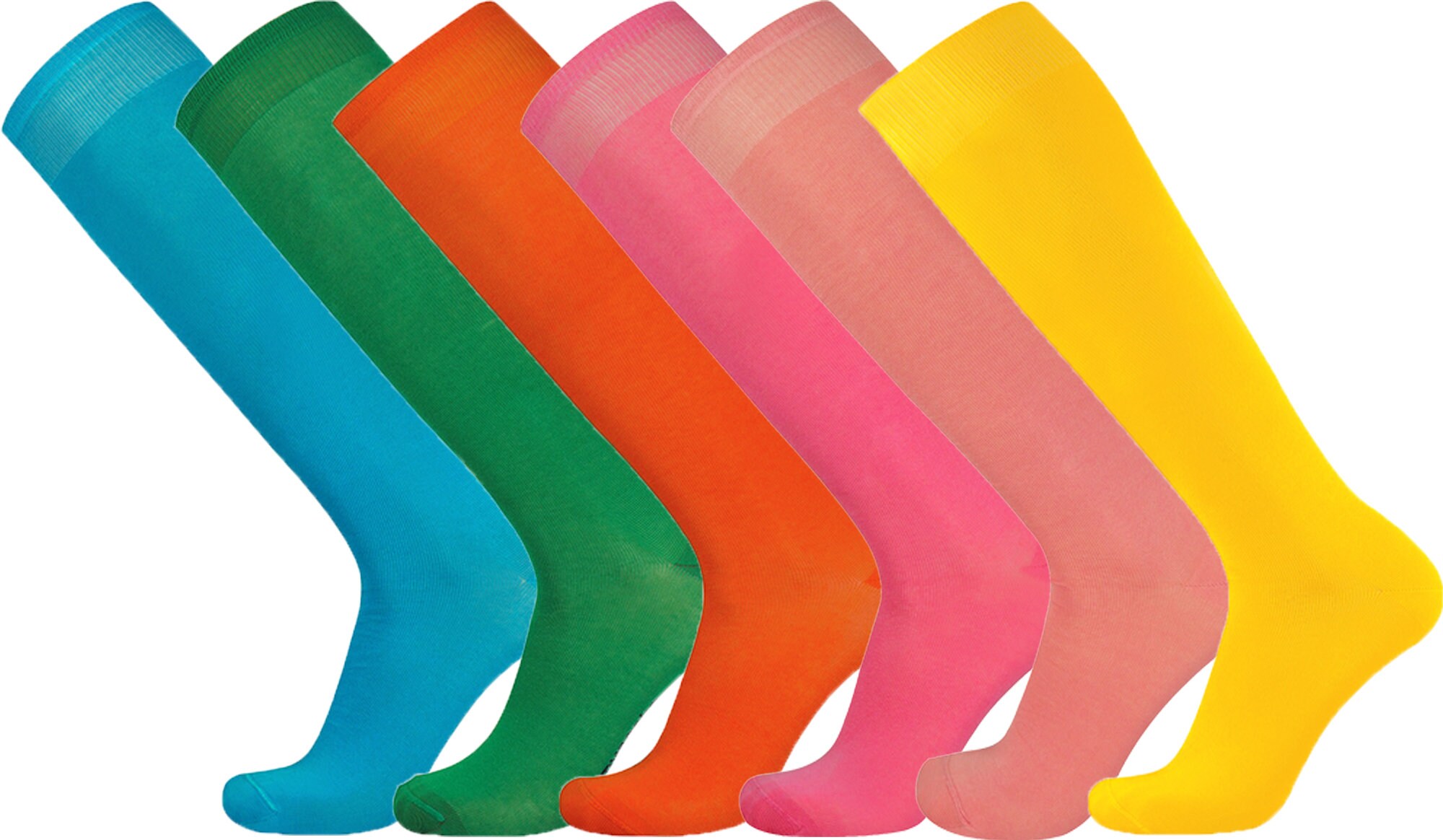 Image of Mysocks Luxury Mercerised Cotton Knee High Socks Light Assorted