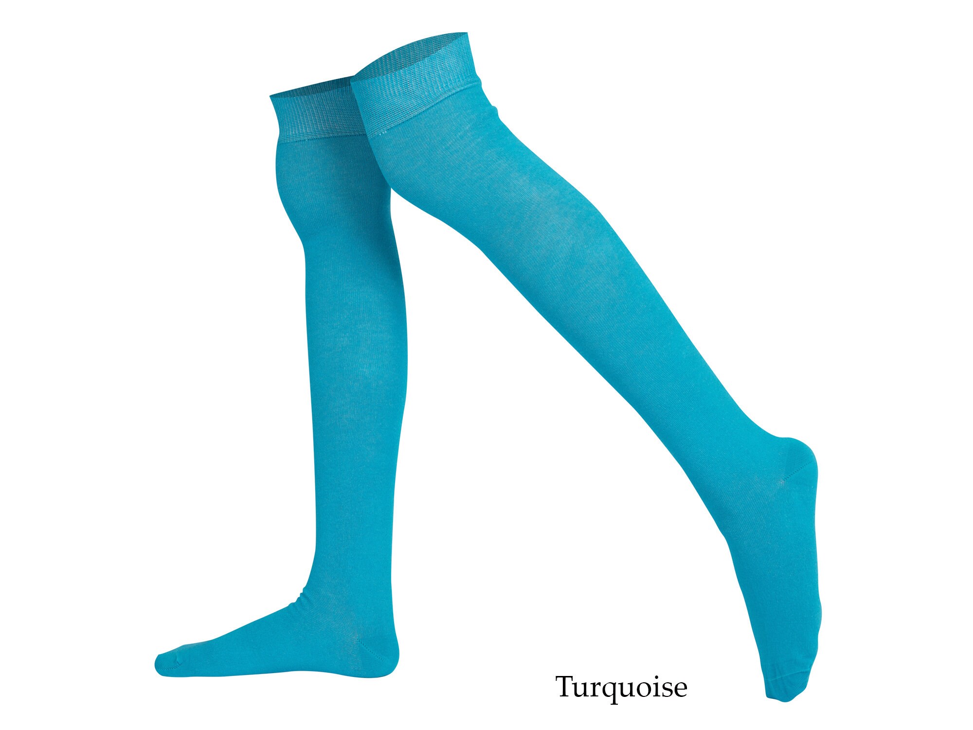 Royal blue thigh high socks cheap