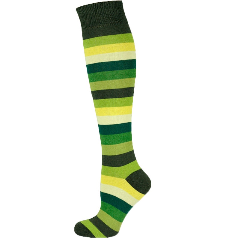 Mysocks 5 Pairs Knee High Socks Stripe