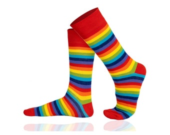 Mysocks Regenbogen Kausal Socken