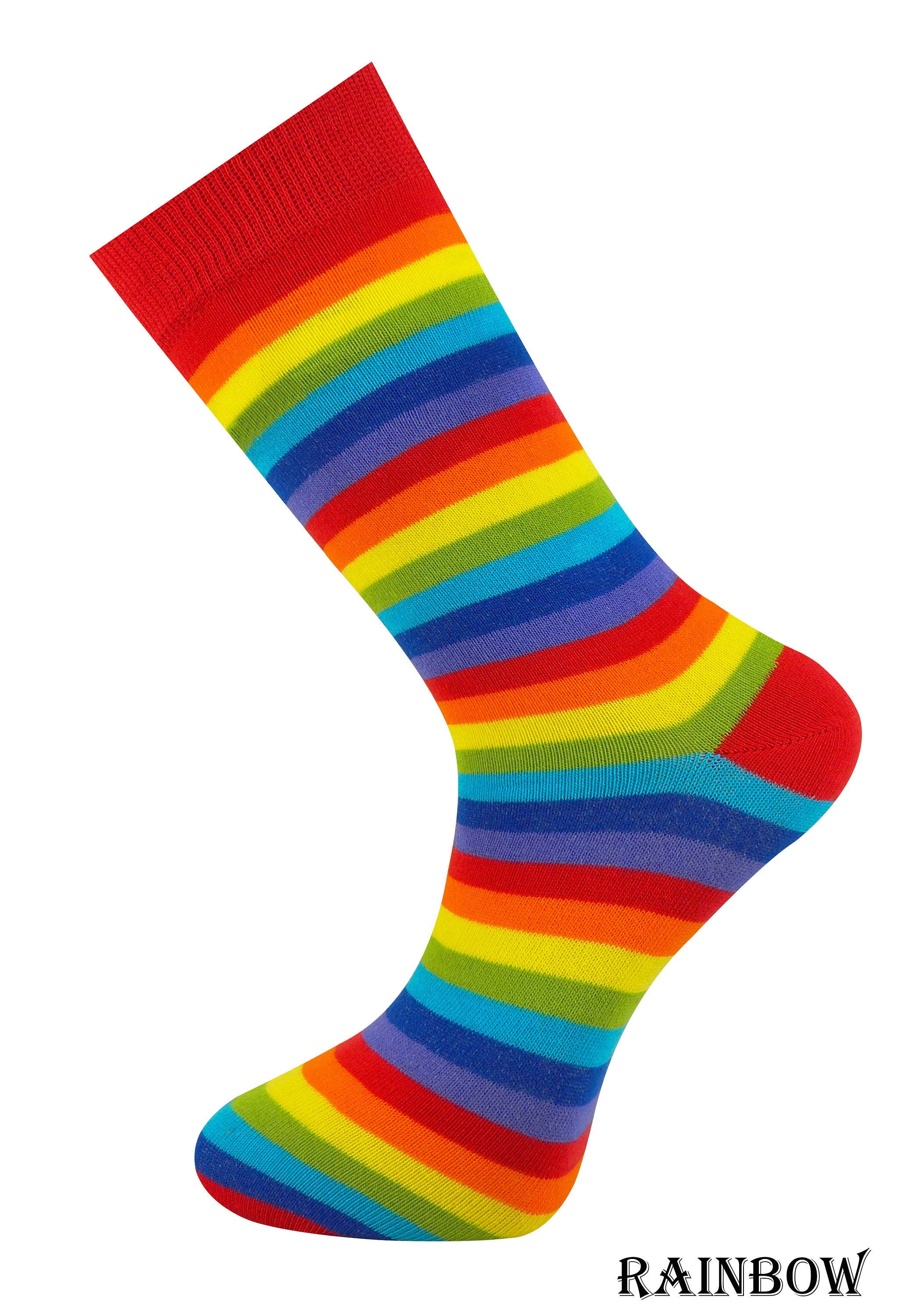 Mysocks Colourful Stripe Socks Seamless Toe Finest Combed | Etsy UK