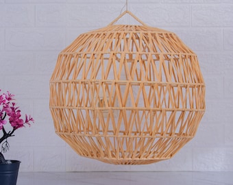 Raffia suspension Lampshade H40cm