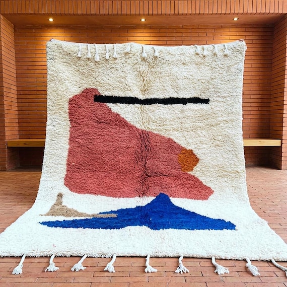 Custom Wool Moroccan Rug – Pink Morrocan Rug