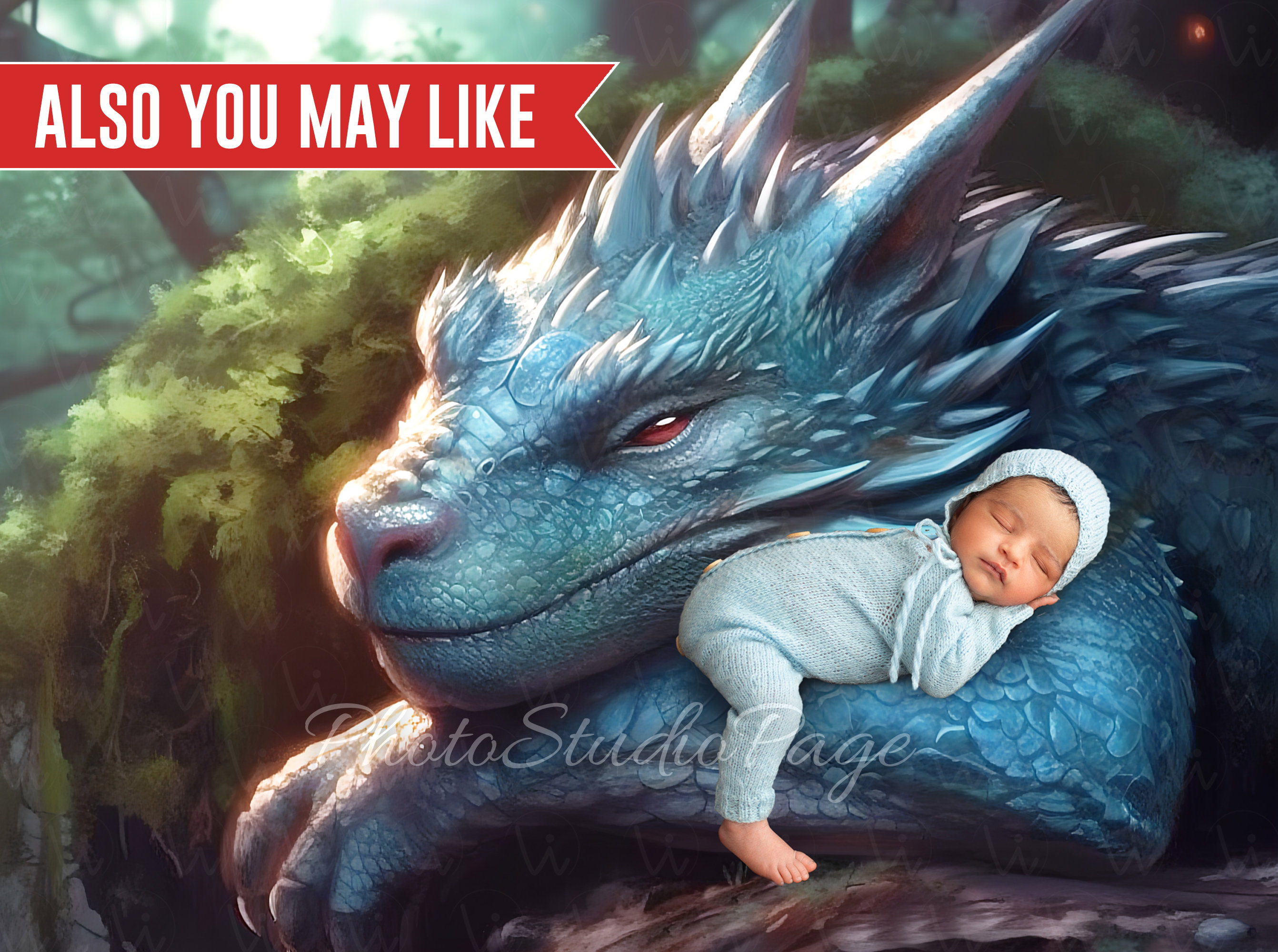 Drachen-Babyparty Hintergrund 2,1x1,5 M – Faltbarer Fotohintergrund Für Drachen-Themen-Party