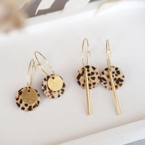 goldene Creolen | AYA | Ton Ohrringe | Statement Ohrringe | handgefertigter Schmuck | Geschenk Freundin | Ohrschmuck