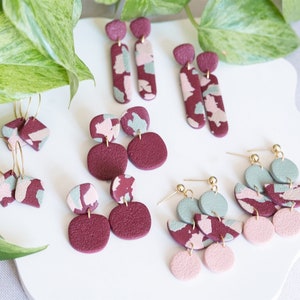 Polymer Clay Earrings | Autumn Vibes | clay earrings | Statement Earrings | handmade | gift girlfriend | Earrings | Marriage