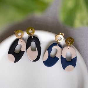 Polymer Clay Ohrringe | IMAN | Ton Ohrringe | Statement Ohrringe | handgefertigt | Geschenk Freundin | Ohrschmuck