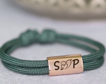 Armband mit Initalien | personalisiertes Armband | Armband mit Namen | Firmung | Konfirmation | Geschenk Kommunion | Geschenk Partner