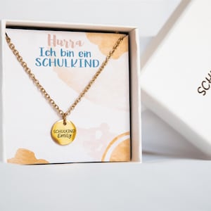 Collier écolier | Rentrée scolaire | Idée cône école | Retour à l'école les filles | Cadeau d’inscription scolaire | Cartable fille