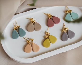 CAMI - Polymer Clay Earrings, Drop Earrings, Clay Earrings, Handmade, Drop Shape, Drop Earrings, Gift for Girlfriend
