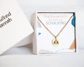 Schoolchild Necklace | Back to School Gift | School Start 2026 | Personalized Necklace | Schoolchild Necklace | Back to School Gift