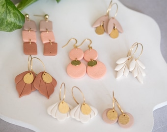 Ohrringe Polymer Clay | GINA | Fimo Ohrringe | Sommer Ohrringe | Pastell