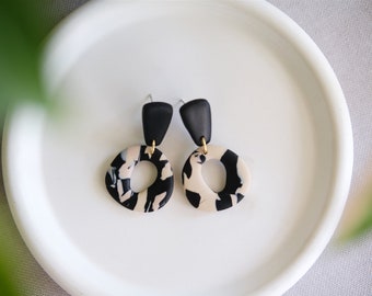 Polymer clay earrings | LITA | Clay earrings | Statement earrings | Handmade | Girlfriend gift | Earrings
