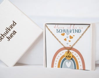 Schulanfang Kette | Schulanfang Geschenk | Personalisierte Kette mit Gravur | Kette Einschulung | Schulanfang 2026