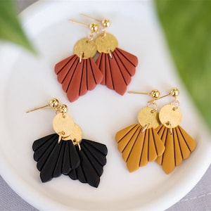 Polymer Clay Ohrringe | EVE | Ton Ohrringe | Statement Ohrringe | handgefertigt | Geschenk Freundin | Ohrschmuck