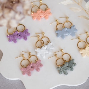 Polymer Clay Ohrringe | IRA | Ton Ohrringe | Statement Ohrringe | handgefertigt | Geschenk Freundin | Ohrschmuck