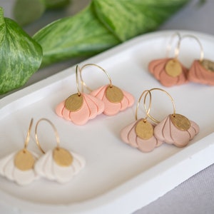 Fimo earrings | INSA | Polymer earrings | Flower earrings